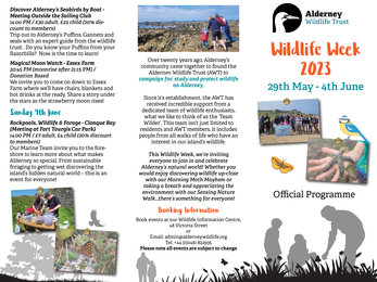 Wildlife Week Programme page 1