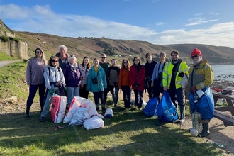 Our beach cleaning team