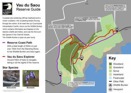 Vau du Saou map