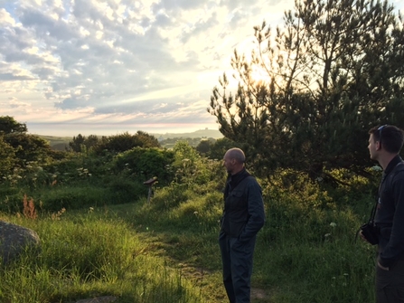 Justin Hart leading a Dawn Chorus Walk