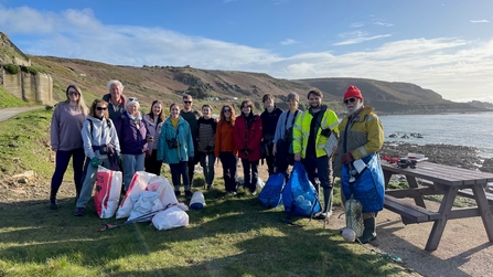 Our beach cleaning team