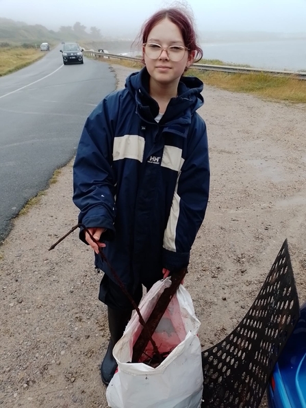 Holly Page's Beach clean