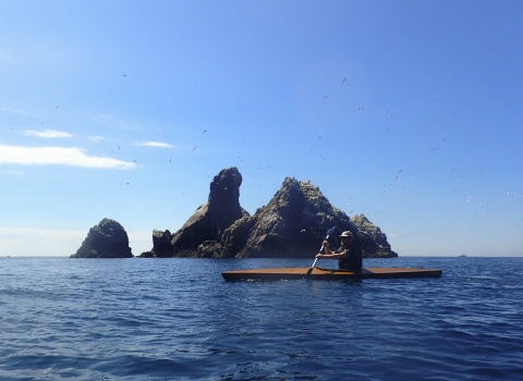 Kayaking by Les Etacs